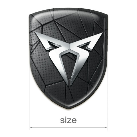 Seat Cupra Self Adhesive Emblem Logo black Mosaik 