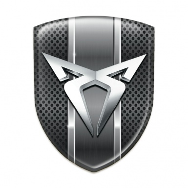 Seat Cupra Resin Sticker Dark Mesh with Metal Ribbon 