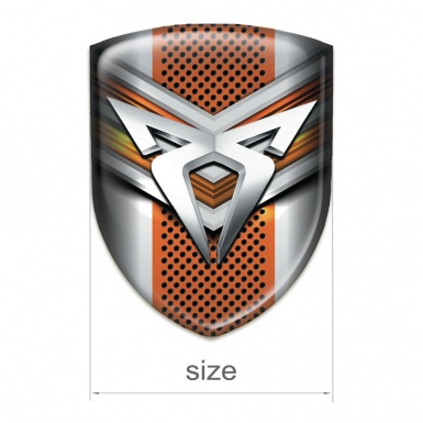 Seat Cupra Self Adhesive Car logo Emblem with Metal Copper Design 