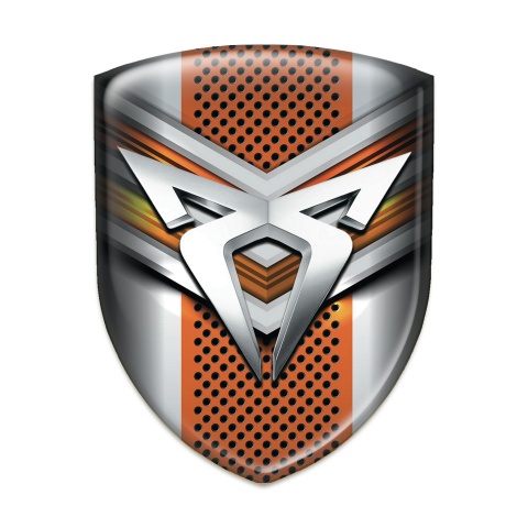 Seat Cupra Self Adhesive Car logo Emblem with Metal Copper Design 