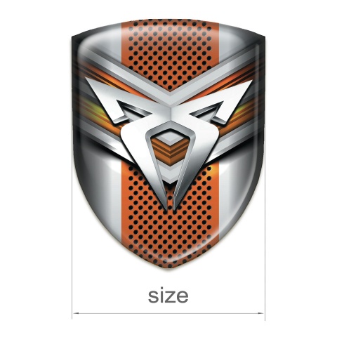 Seat Cupra Self Adhesive Car logo Emblem with Metal Copper Design 