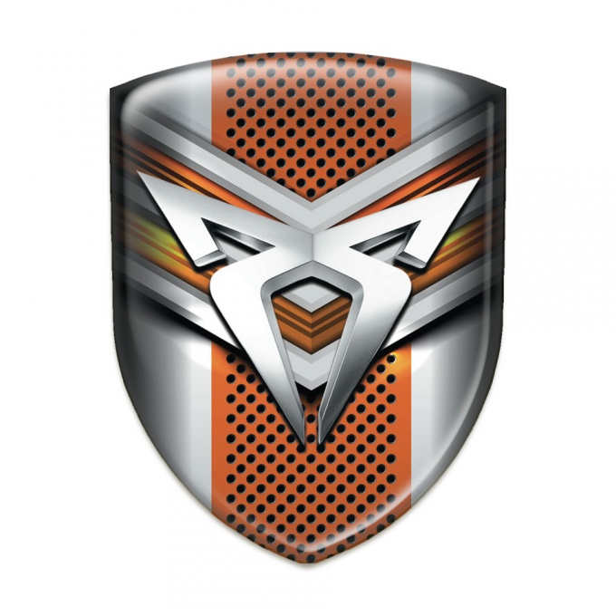 Seat Cupra Self Adhesive Car logo Emblem with Metal Copper Design 