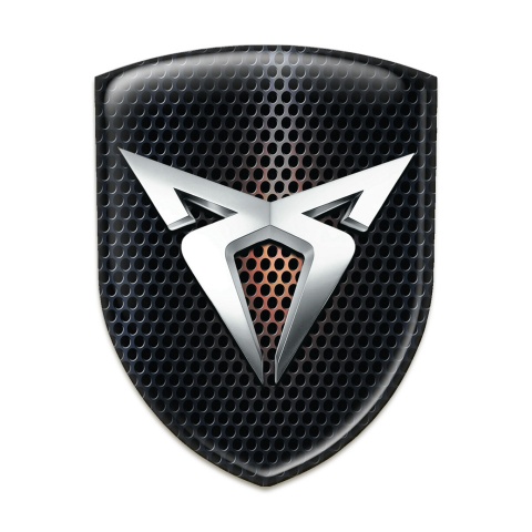 Seat Cupra Auto Emblem Perforated Warp with Logo Shadow