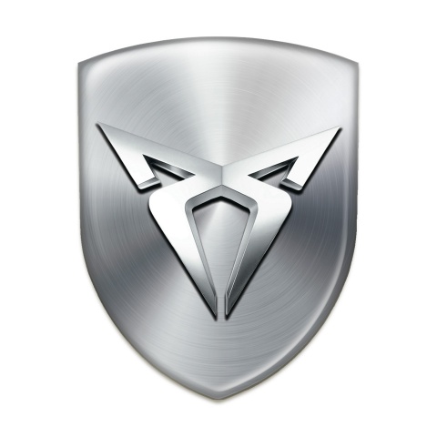 Seat Cupra Premium Quality Emblem Badge Logo Silver Edition 