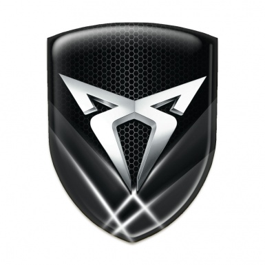 Seat Cupra Logo Emblem White Lights Effect 