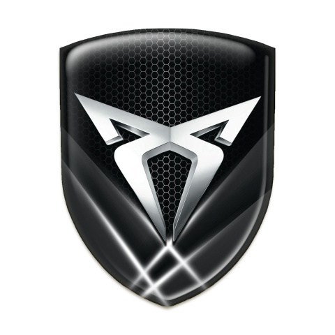 Seat Cupra Logo Emblem White Lights Effect 