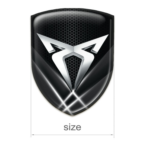 Seat Cupra Logo Emblem White Lights Effect 