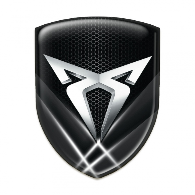 Seat Cupra Logo Emblem White Lights Effect 