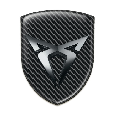 Seat Cupra Emblem Exterior Black Carbon Pattern 