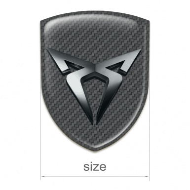 Seat Cupra Tuning Badge  Carbon Pattern 