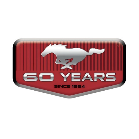 Ford Mustang Silicone Emblem 60 Years