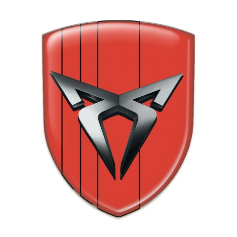 Seat Cupra Resin Sticker Red Model 