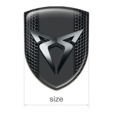 Seat Cupra Emblem Exterior High End Perforated Steel Design 