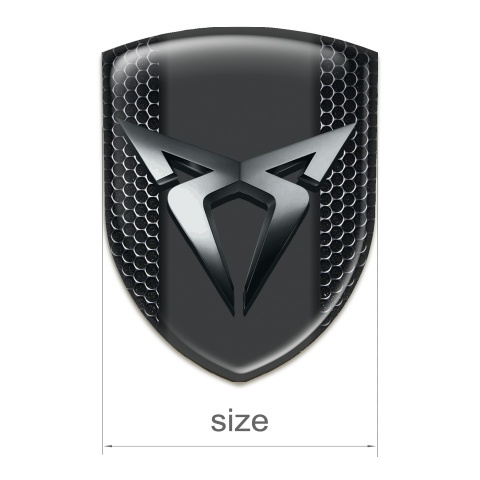 Seat Cupra Emblem Exterior High End Perforated Steel Design 