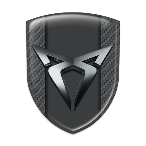 Seat Cupra Emblem Badge Logo Premium Quality Classic carbon Design 