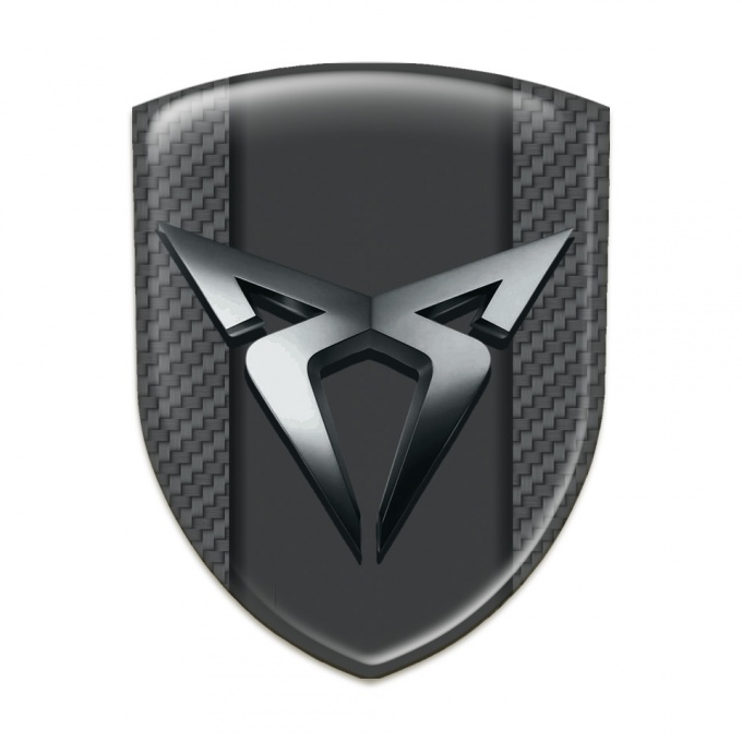 Seat Cupra Emblem Badge Logo Premium Quality Classic carbon Design 