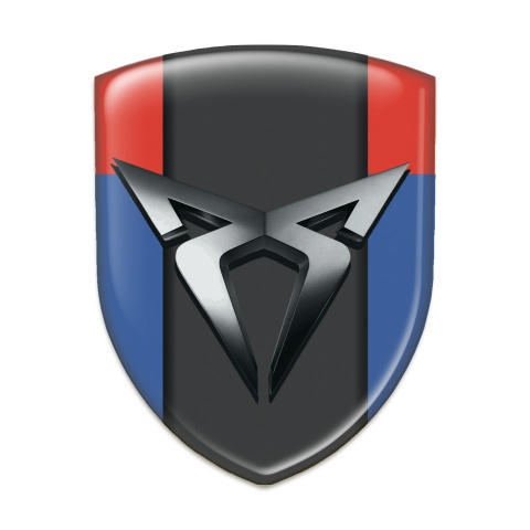 Seat Cupra Auto Emblem Blue Red Model 