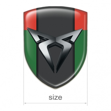 Seat Cupra Emblem Badge Logo Green Red model 