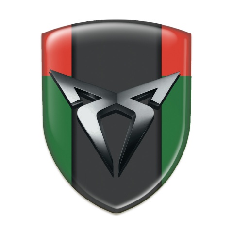 Seat Cupra Emblem Badge Logo Green Red model 