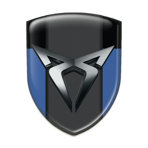 Seat Cupra Emblem Exterior Blue Black Style 