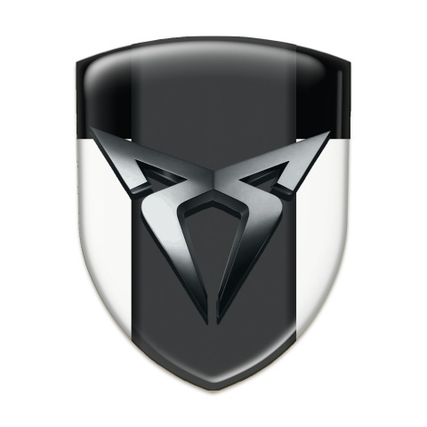 Seat Cupra Tuning Badge White Black Edition 