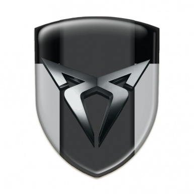 Seat Cupra Car Accessories Badge Gray Black Edition 