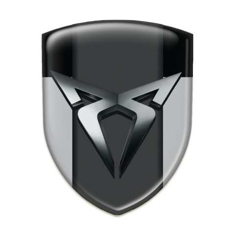 Seat Cupra Car Accessories Badge Gray Black Edition 