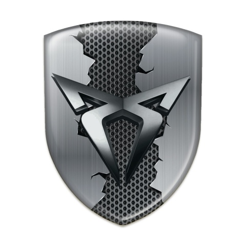 Seat Cupra Emblem Exterior Torn Metal Effect 