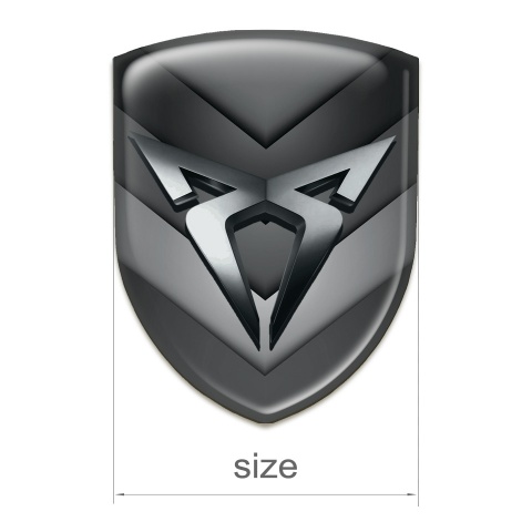 Seat Cupra Car Accessories Badge V Shape Details Design 