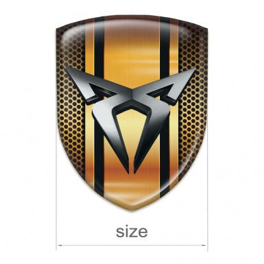 Seat Cupra Car Interior Badge High End Copper Edition 