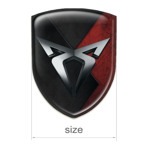 Seat Cupra Auto Emblem High Quality  Mixed Texture 