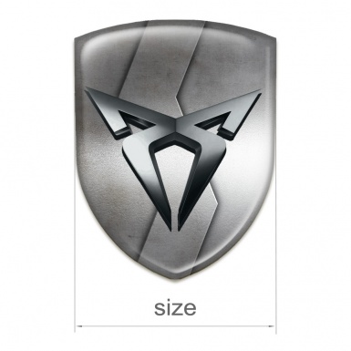 Seat Cupra Domed Emblem Premium Quality S Shape Detail 
