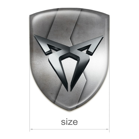 Seat Cupra Domed Emblem Premium Quality S Shape Detail 