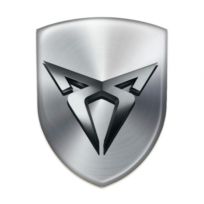 Seat Cupra Resin Sticker Silver Style 