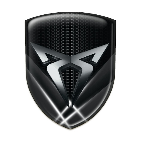 Seat Cupra 3D Gel Emblem High End Lights Effect Style 