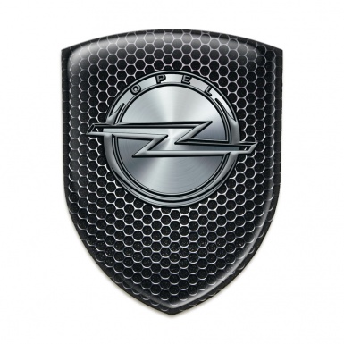 Opel Silicone Car Decal Badge Perforated Steel design 