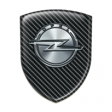 Opel Silicone Badge Stylish Black Carbon design 