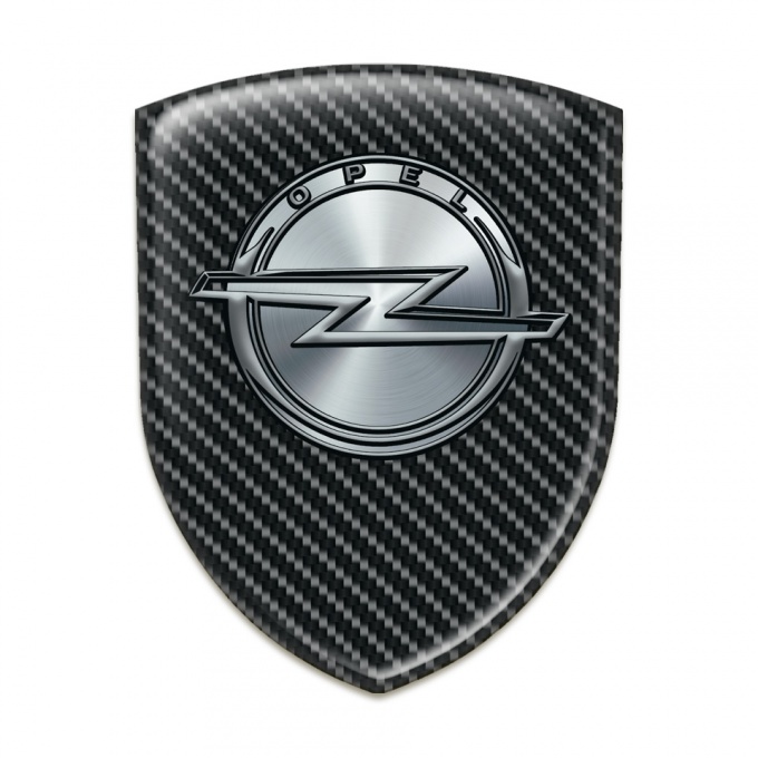 Opel Silicone Badge Stylish Black Carbon design 