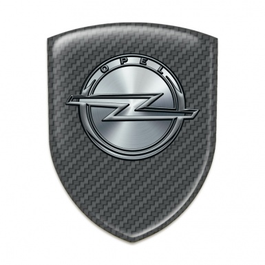 Opel Silicone Badge High End Carbon Design 