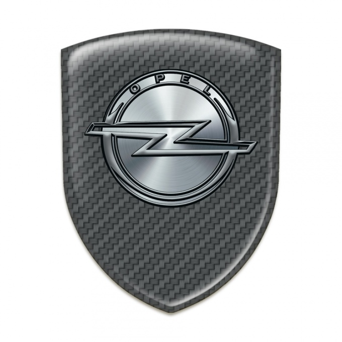 Opel Silicone Badge High End Carbon Design 