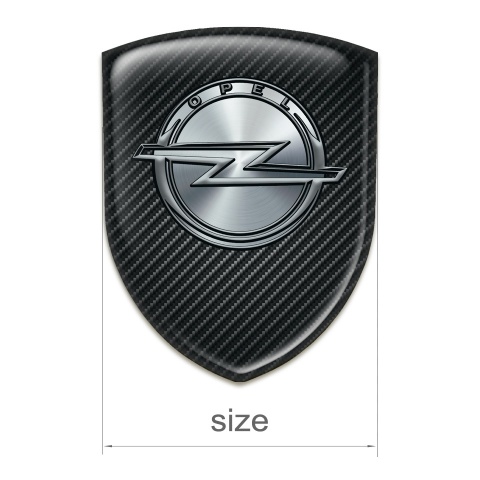 Opel Auto Emblem High Quality Black Carbon Design 