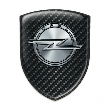 Opel Logo Emblem High End Dark carbon Design 