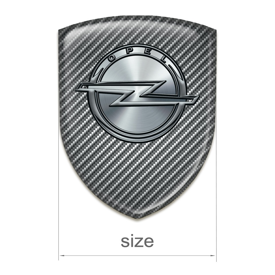 Opel Tuning Emblem Racing Edition Carbon Design | Domed Emblems ...