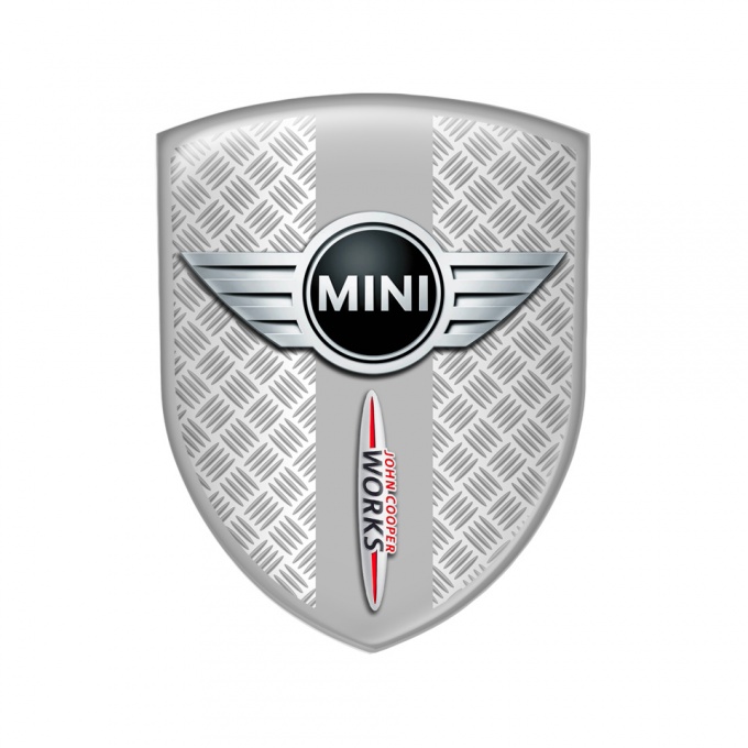 Mini Cooper Silicone Sticker Emblem Domed John Works Edition, Domed  Emblems, Stickers