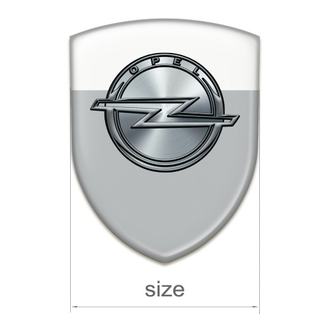 Opel Emblem Exterior Gray White Design 