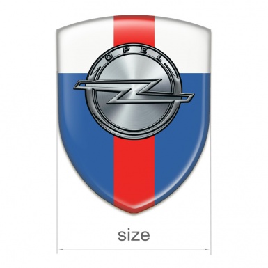 Opel Silicone Shield Blue White with Red Band Design 