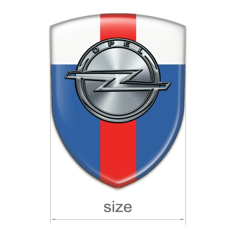 Opel Silicone Shield Blue White with Red Band Design 