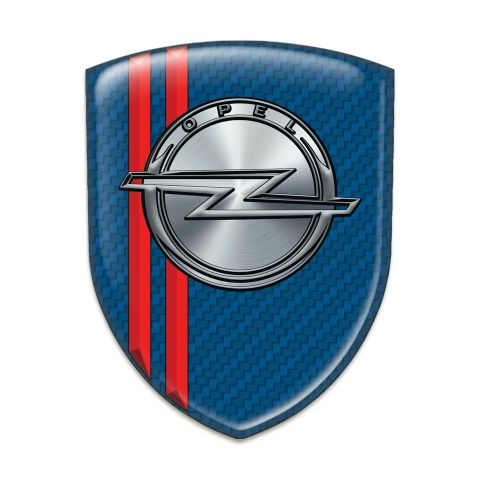 Opel Silicone Shield Navy Blue Carbon with Red Lines 