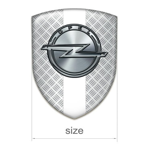 Opel Silicone Shield Grid Effect with White Ribbon Edition 
