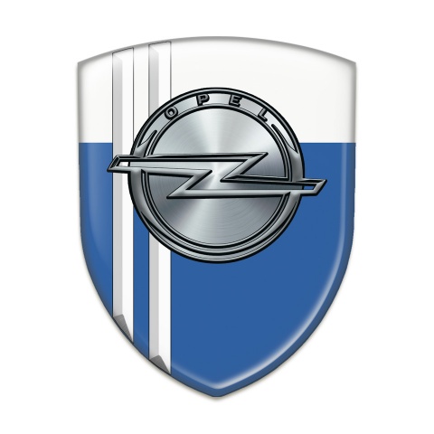 Opel Silicone Shield Blue White with White Stripes 